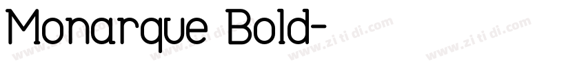 Monarque Bold字体转换